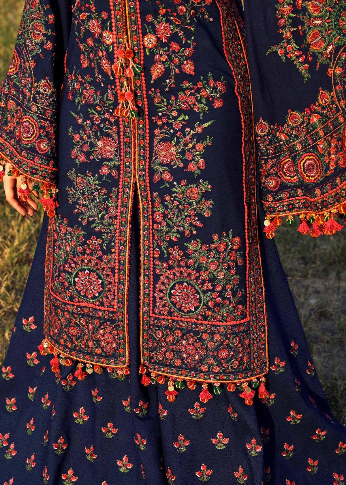 Pakistani Hussain Rehar Unstitched Three Piece
