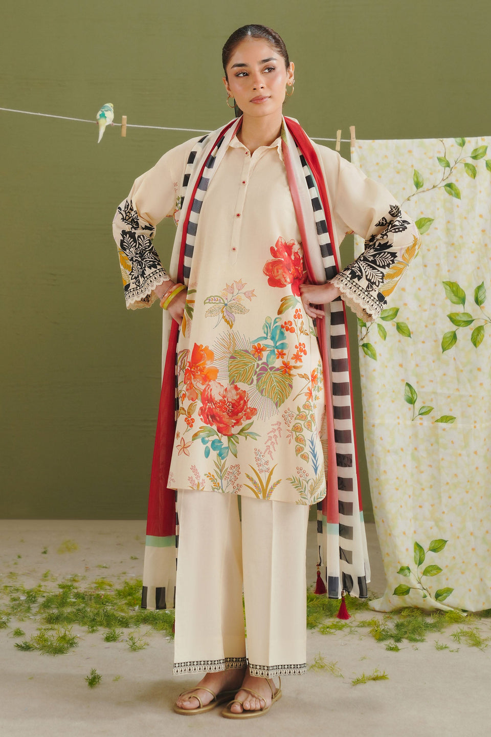 Pakistani Coco by Zarashahjahan Unstitched Three Piece Vera-3A