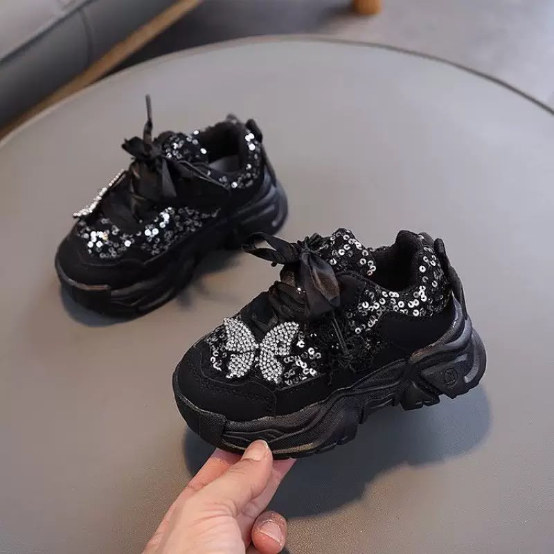 Kids Cute Comfortable Casual Shoes - Black