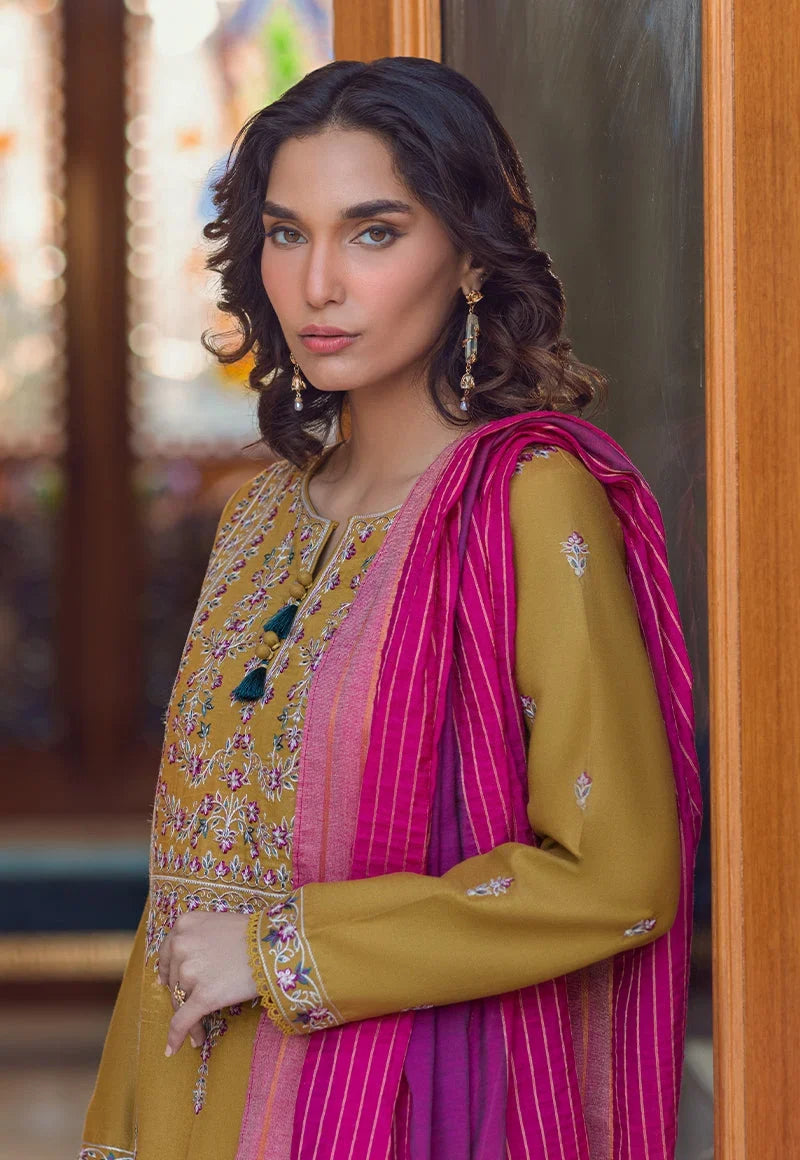 Pakistani Asim Jofa Embroidered Lawn Unstitched Three Piece - AJP-01