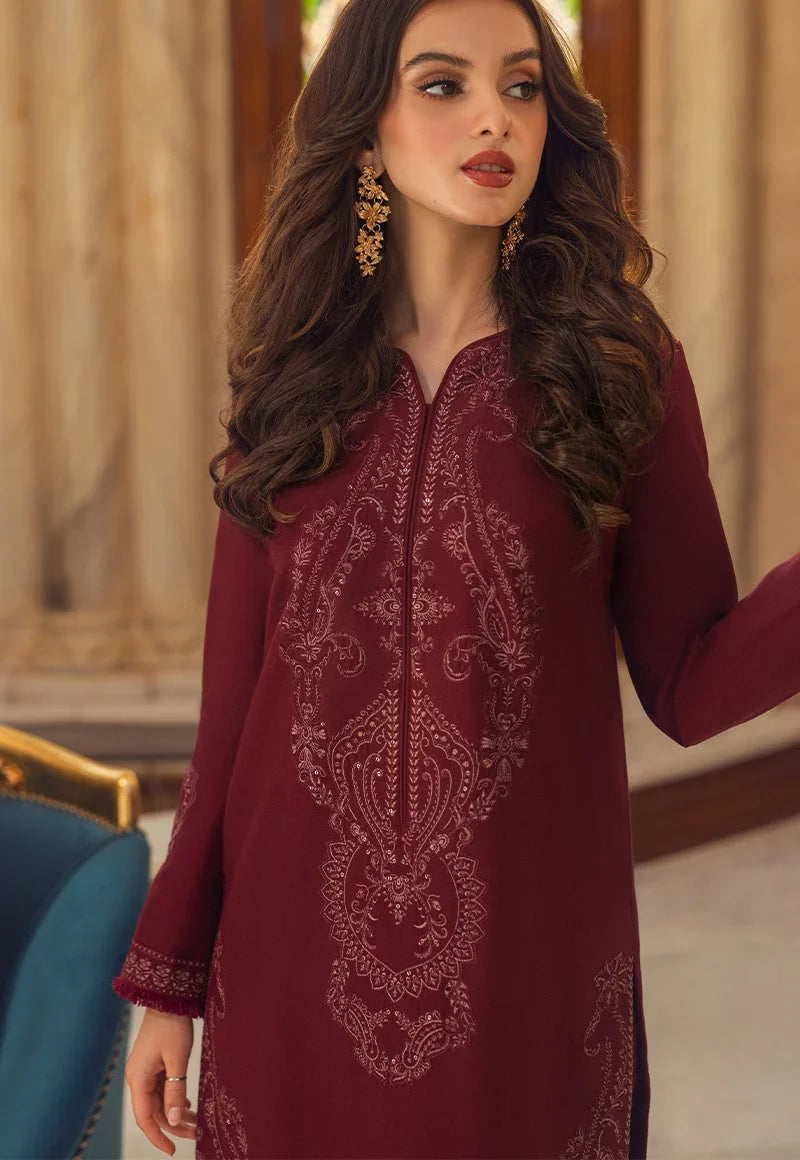 Pakistani Asim Jofa Embroidered Lawn Unstitched Two Piece - Suit AJP-02