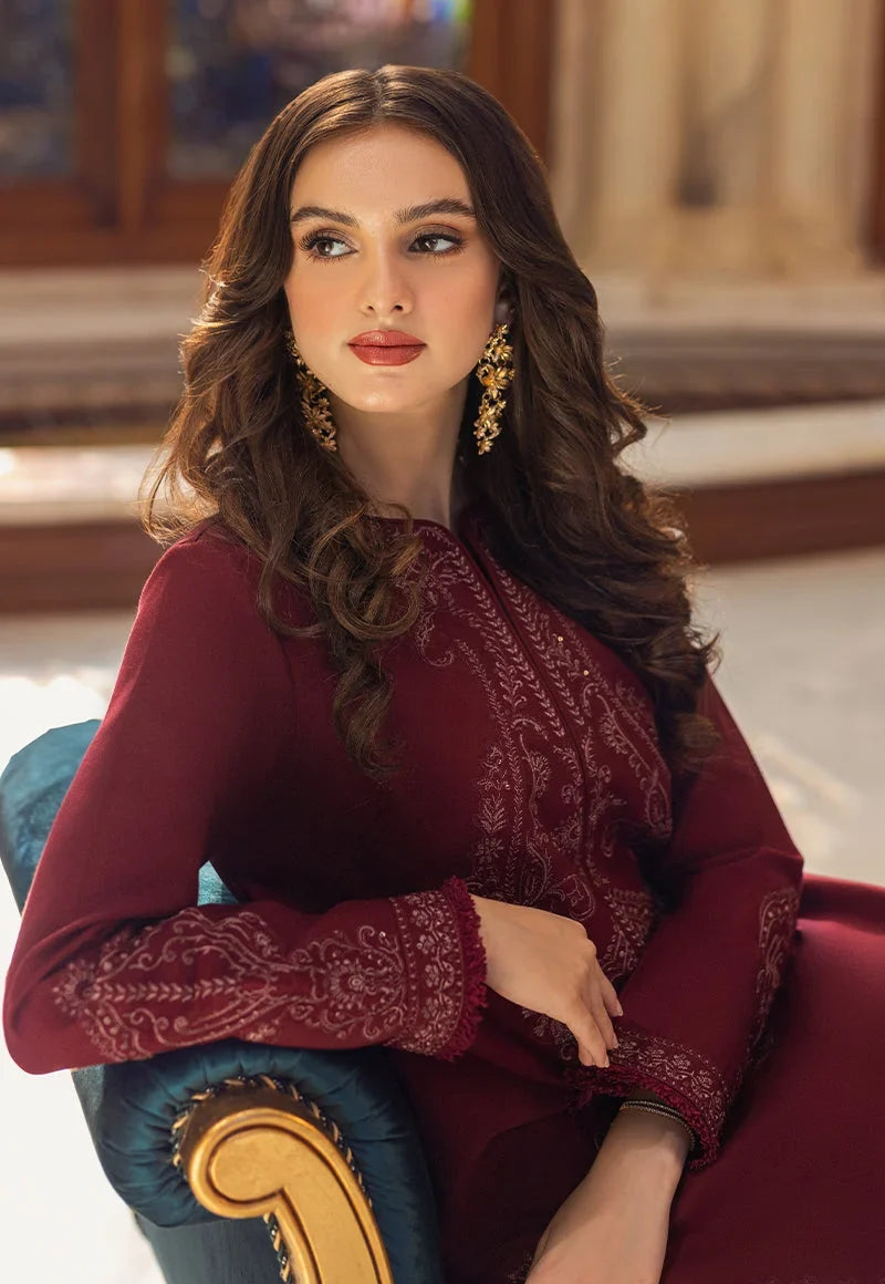 Pakistani Asim Jofa Embroidered Lawn Unstitched Two Piece - Suit AJP-02