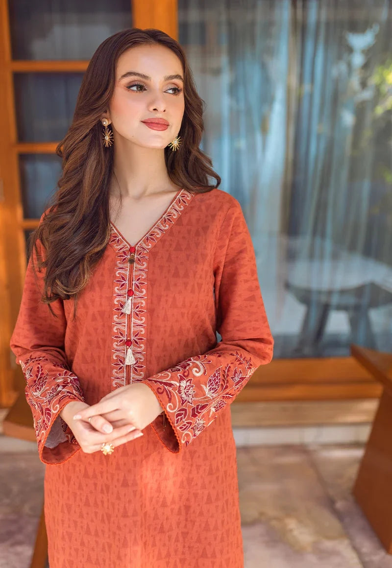 Pakistani Asim Jofa Embroidered Lawn Unstitched Two Piece - AJP-07