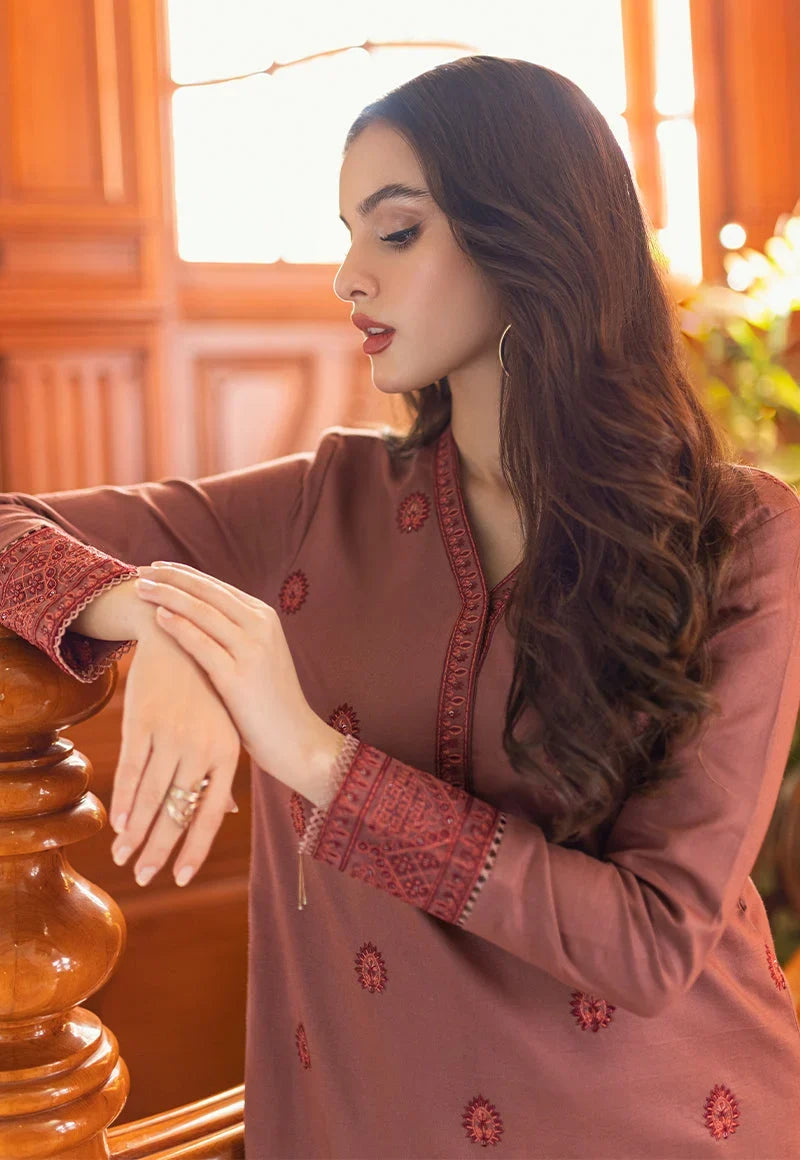 Pakistani Asim Jofa Embroidered Lawn Unstitched Two Piece - Suit AJP