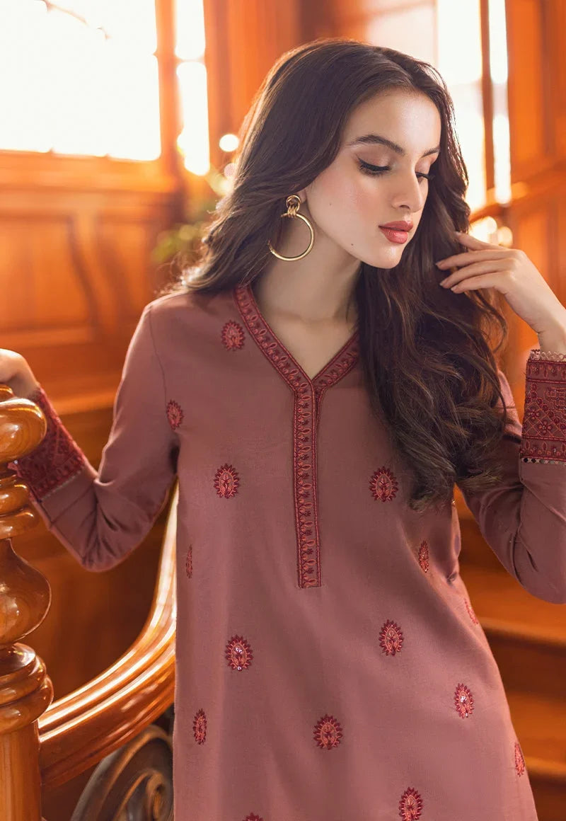 Pakistani Asim Jofa Embroidered Lawn Unstitched Two Piece - Suit AJP
