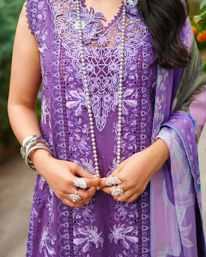 Pakistani Mushq Unstitched Three Piece - Lovers Lane