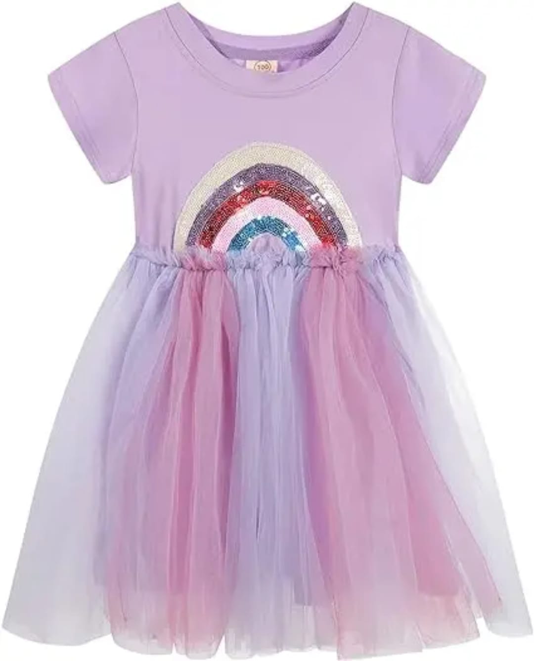 Imported Girls Korean Style Frock - Thistle
