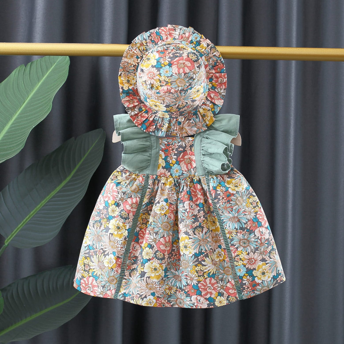 Imported Girls Korean Style Frock - Opal