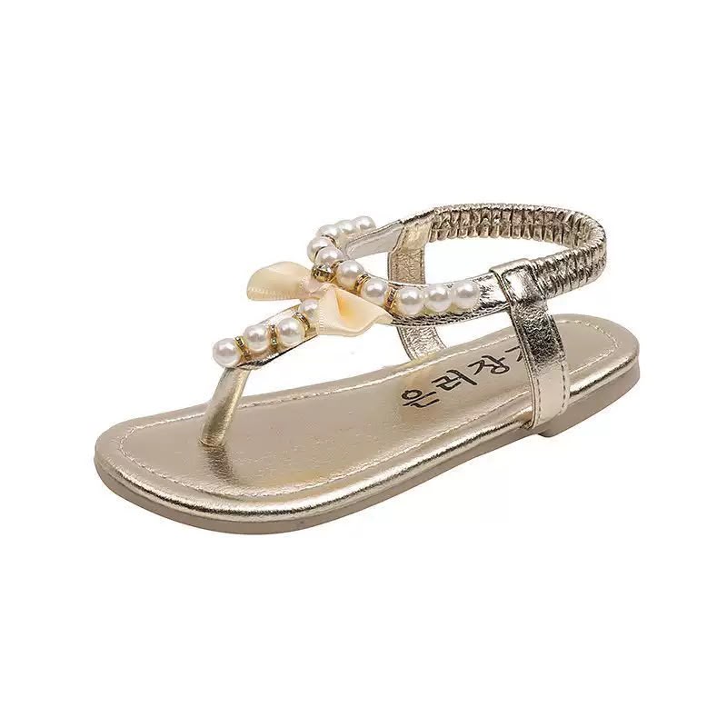 Imported Kids Girls Stylish Sandal - Soft Amber