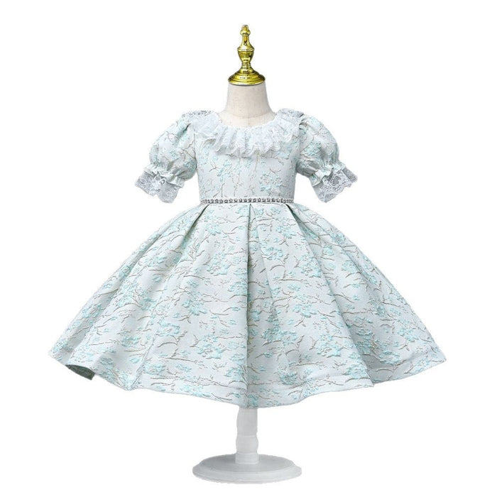 Imported Girls Korean Style Party Dress - Mercury
