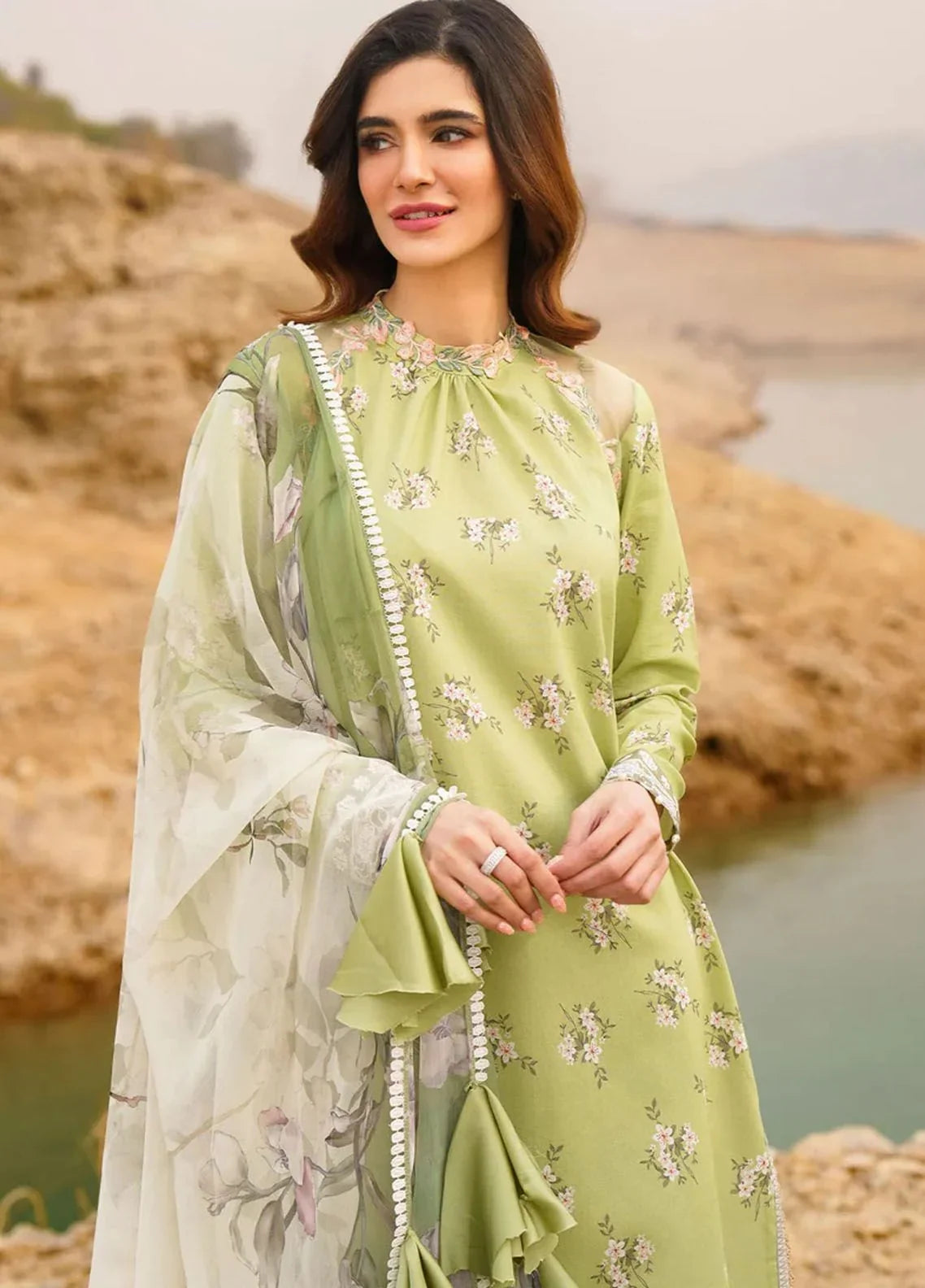 Pakistani Meraki By Asifa Nabeel Unstitched Three Piece
