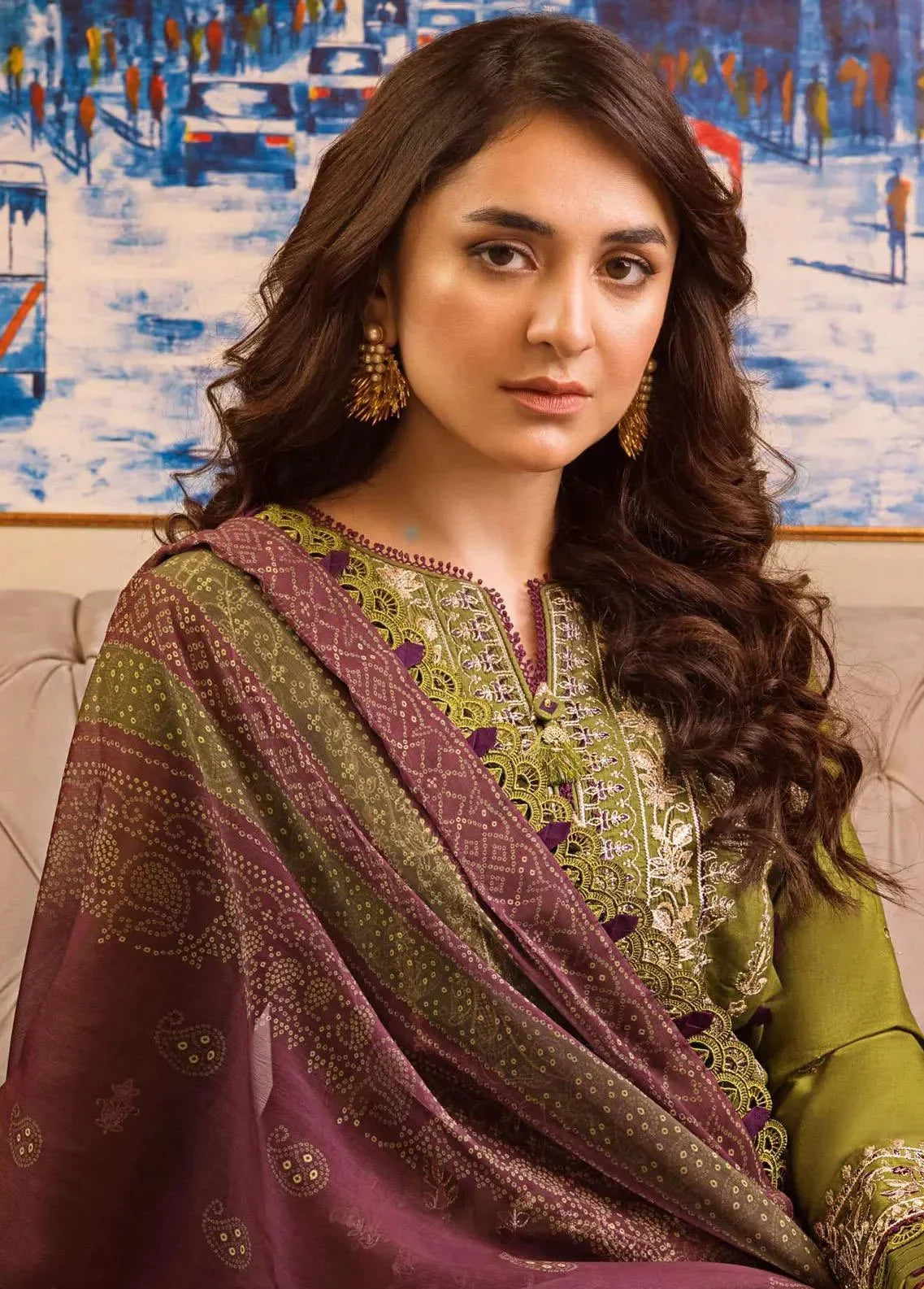 Pakistani Asim Jofa Embroidered Lawn Unstitched Three Piece - AJRP-07