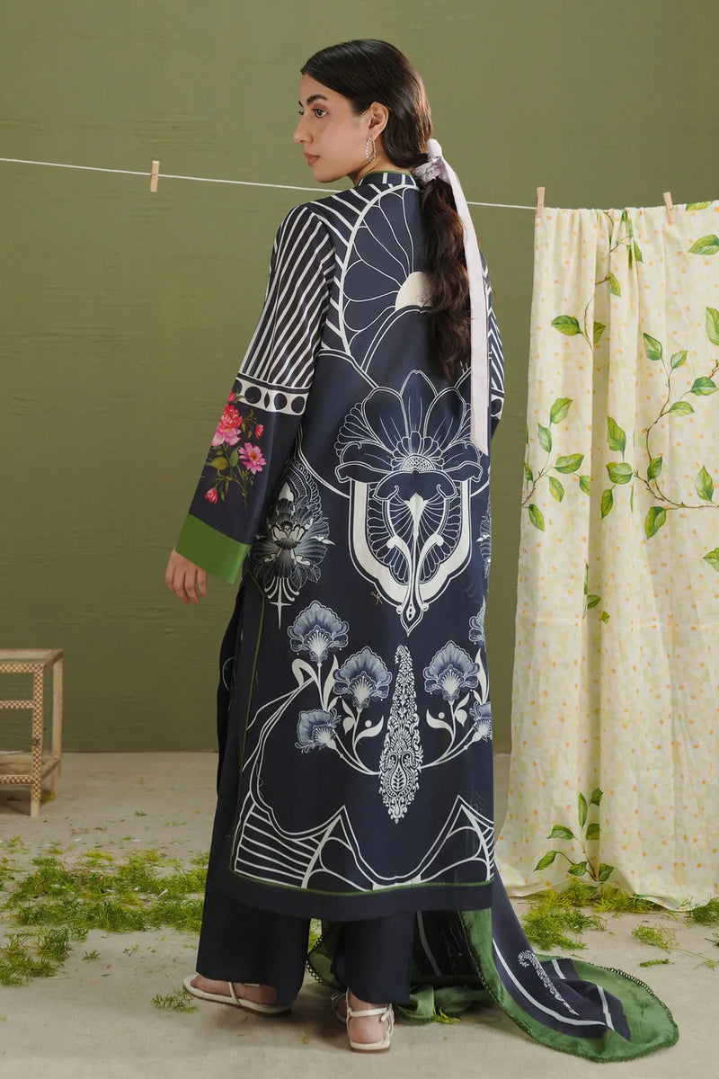 Pakistani Coco by Zarashahjahan Unstitched Three Piece Elix-10B