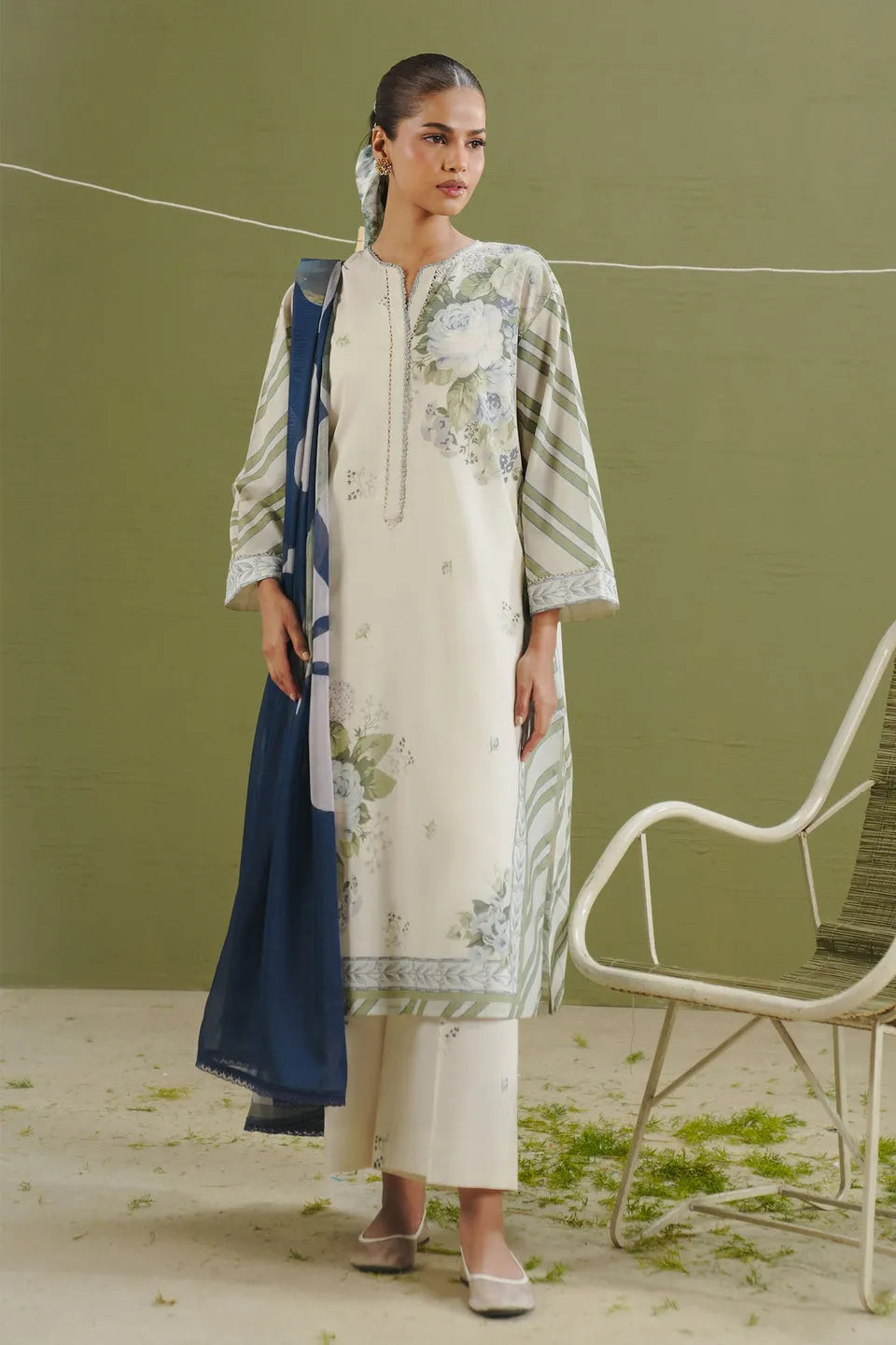 Pakistani Coco by Zarashahjahan Unstitched Three Piece Elix-1B