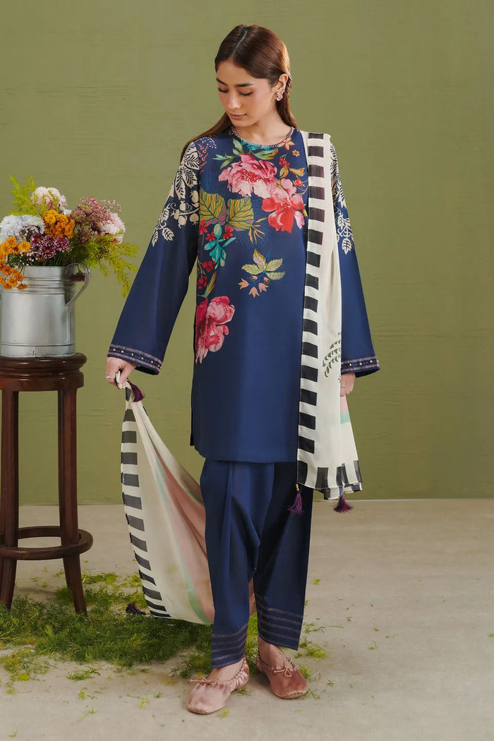 Pakistani Coco by Zarashahjahan Unstitched Three Piece Elix-3B