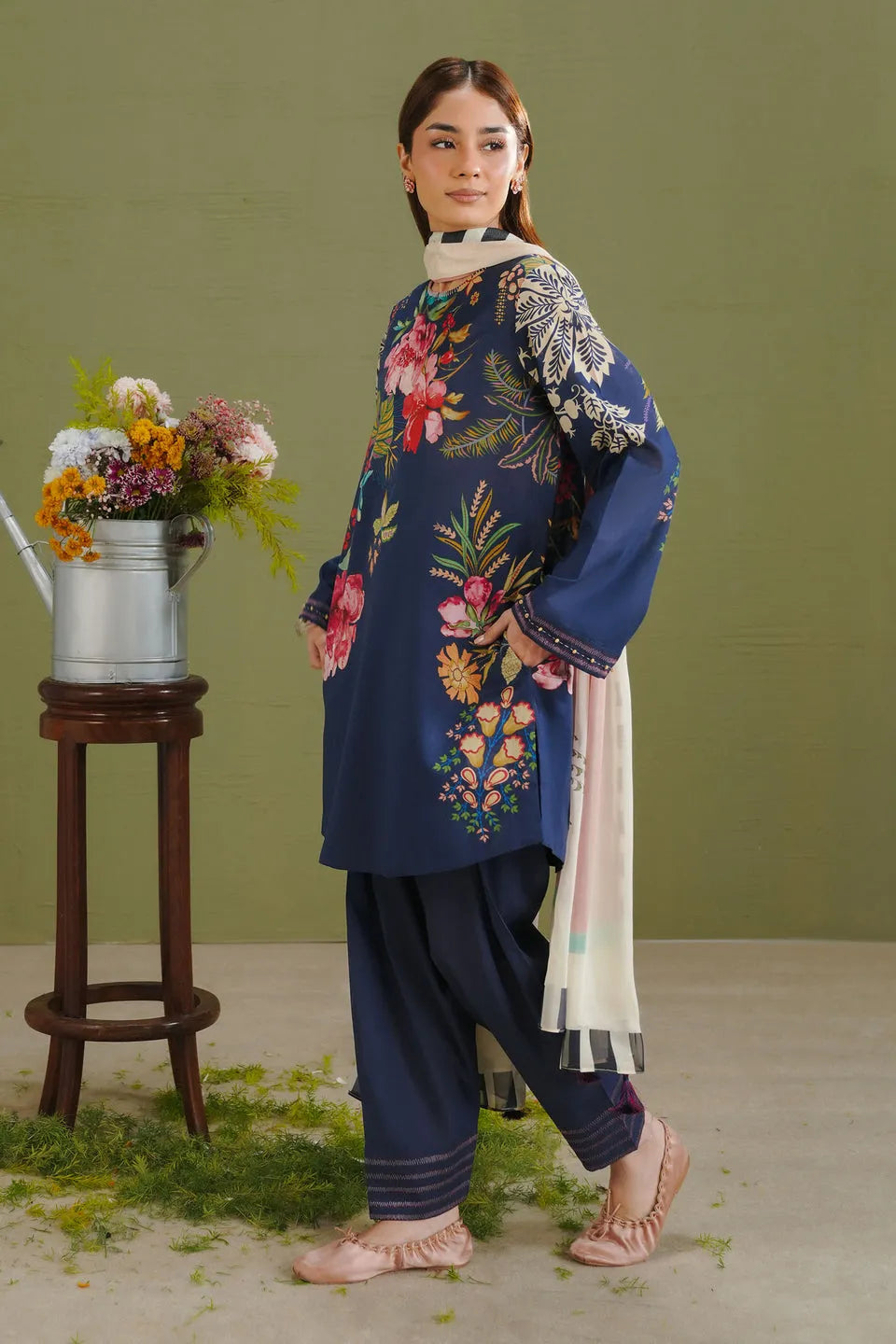 Pakistani Coco by Zarashahjahan Unstitched Three Piece Elix-3B