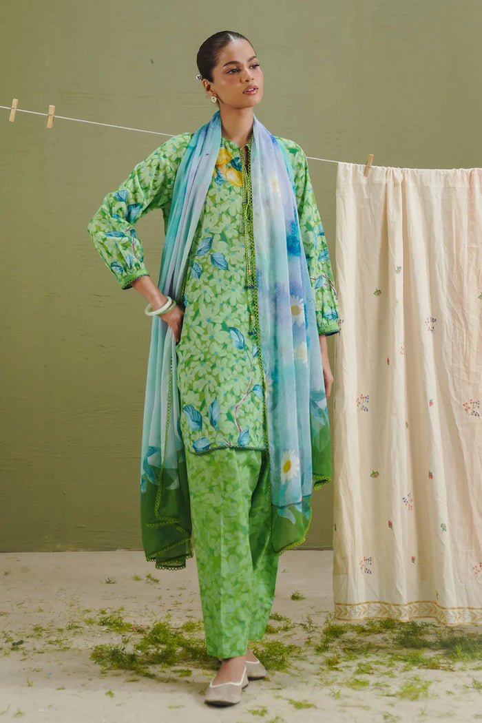 Pakistani Coco by Zarashahjahan Unstitched Three Piece Elix-7B