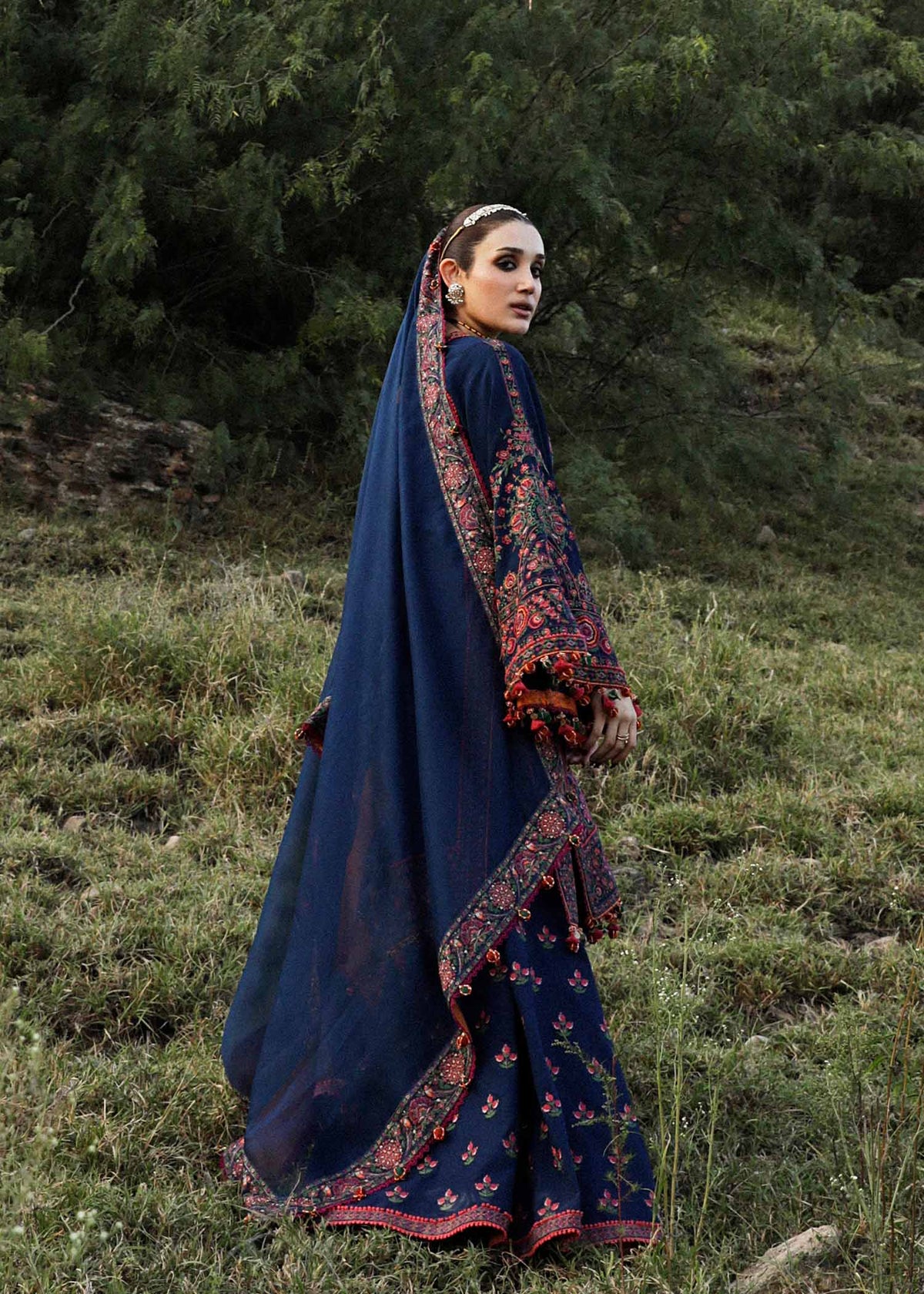 Pakistani Hussain Rehar Unstitched Three Piece