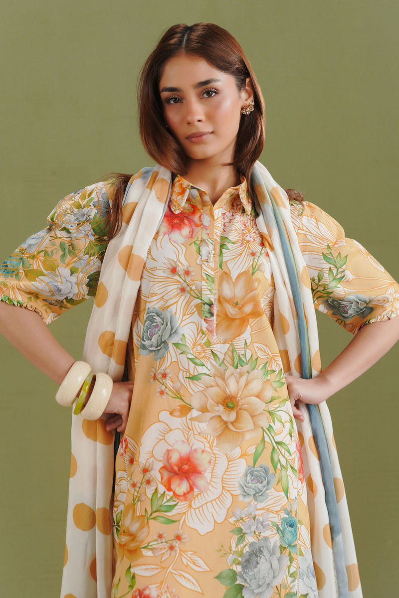 Pakistani Coco by Zarashahjahan Unstitched Three Piece Elix-9B
