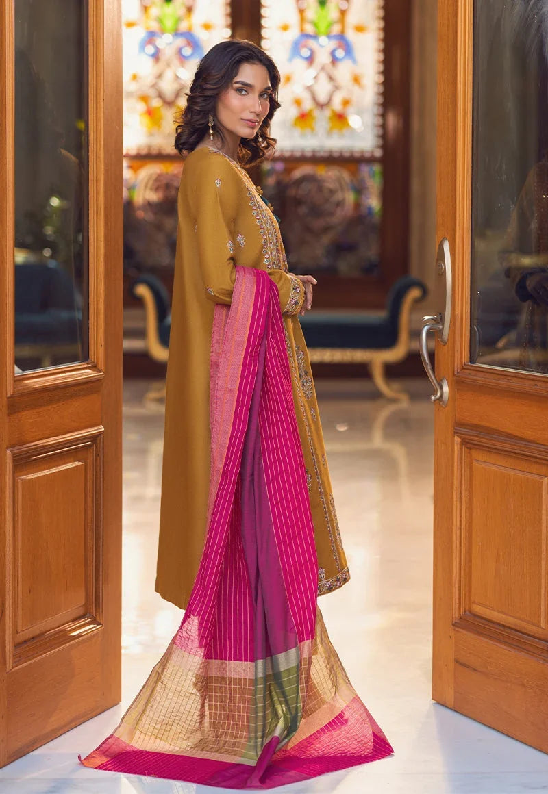 Pakistani Asim Jofa Embroidered Lawn Unstitched Three Piece - AJP-01