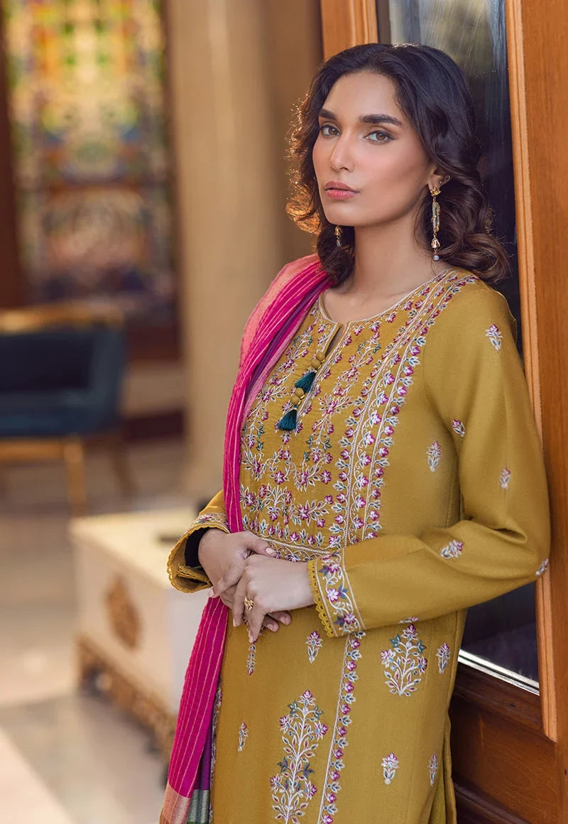 Pakistani Asim Jofa Embroidered Lawn Unstitched Three Piece - AJP-01