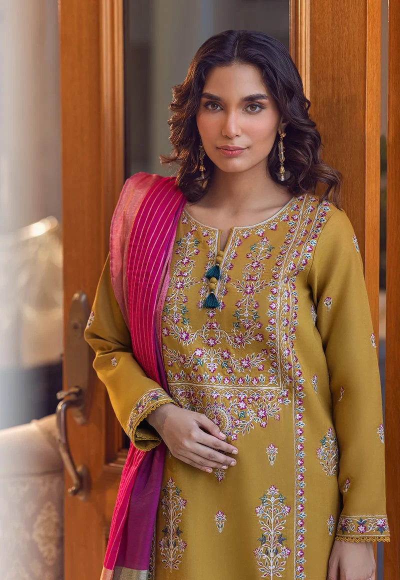 Pakistani Asim Jofa Embroidered Lawn Unstitched Three Piece - AJP-01