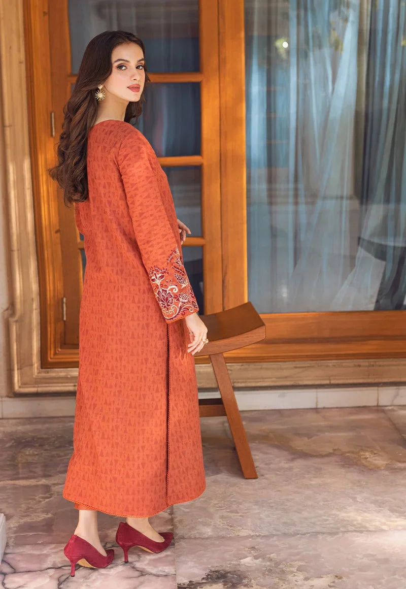 Pakistani Asim Jofa Embroidered Lawn Unstitched Two Piece - AJP-07