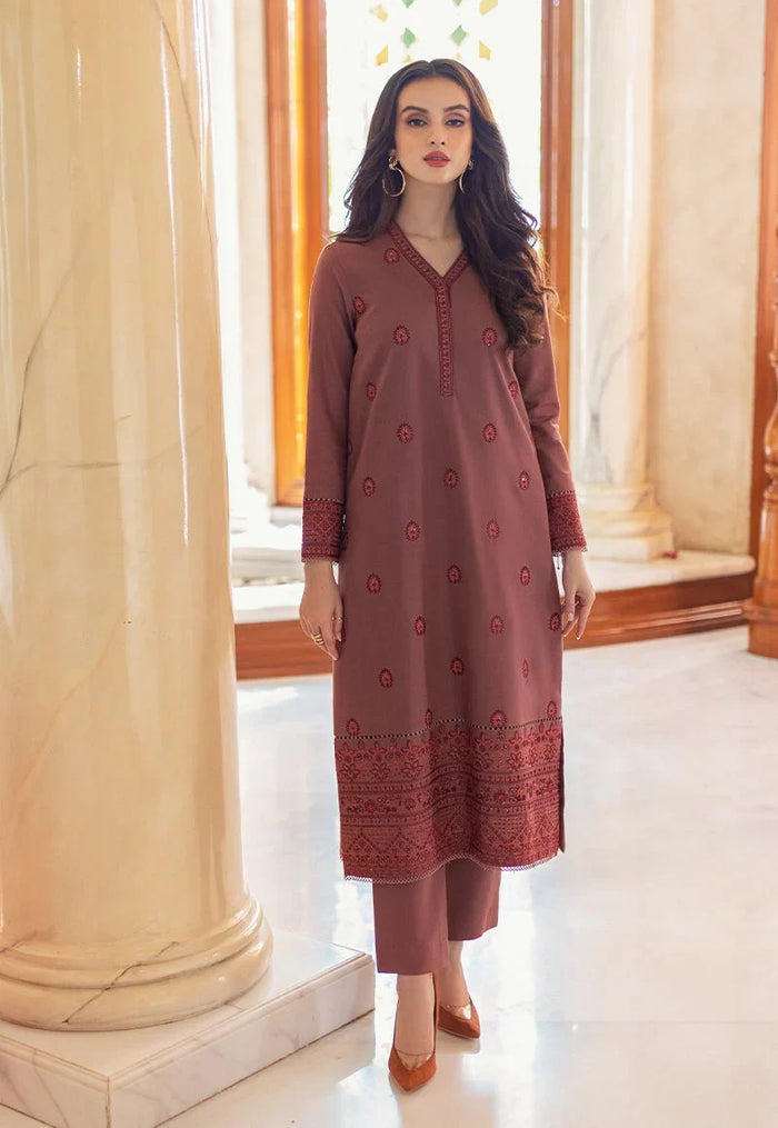 Pakistani Asim Jofa Embroidered Lawn Unstitched Two Piece - Suit AJP