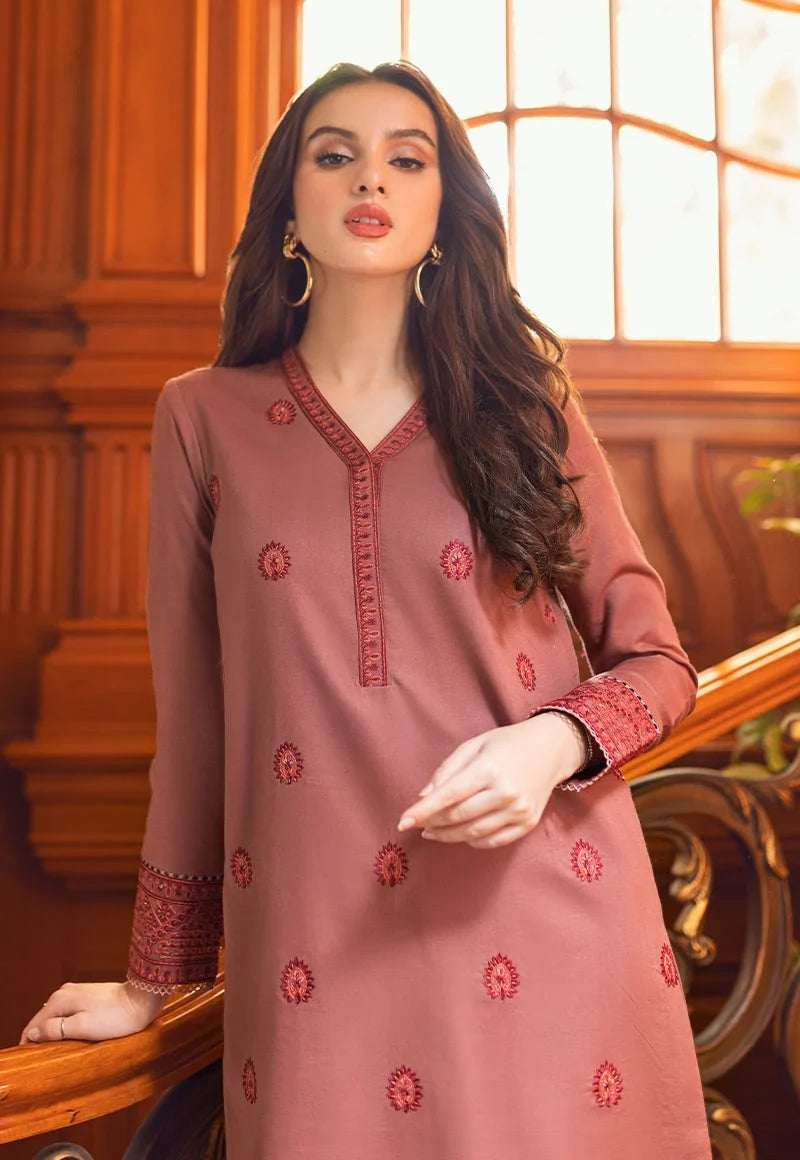 Pakistani Asim Jofa Embroidered Lawn Unstitched Two Piece - Suit AJP
