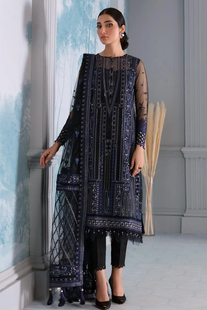 Pakistani Jazmin Iris Luxury Unstitched Three Piece