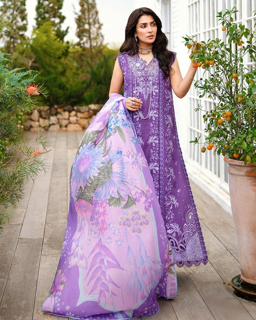 Pakistani Mushq Unstitched Three Piece - Lovers Lane