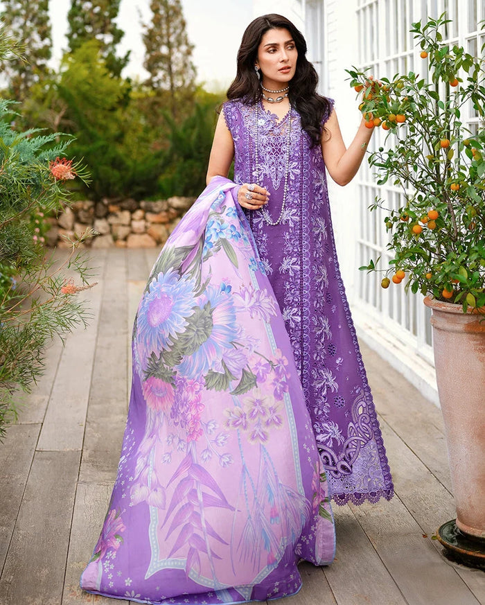 Pakistani Mushq Unstitched Three Piece - Lovers Lane
