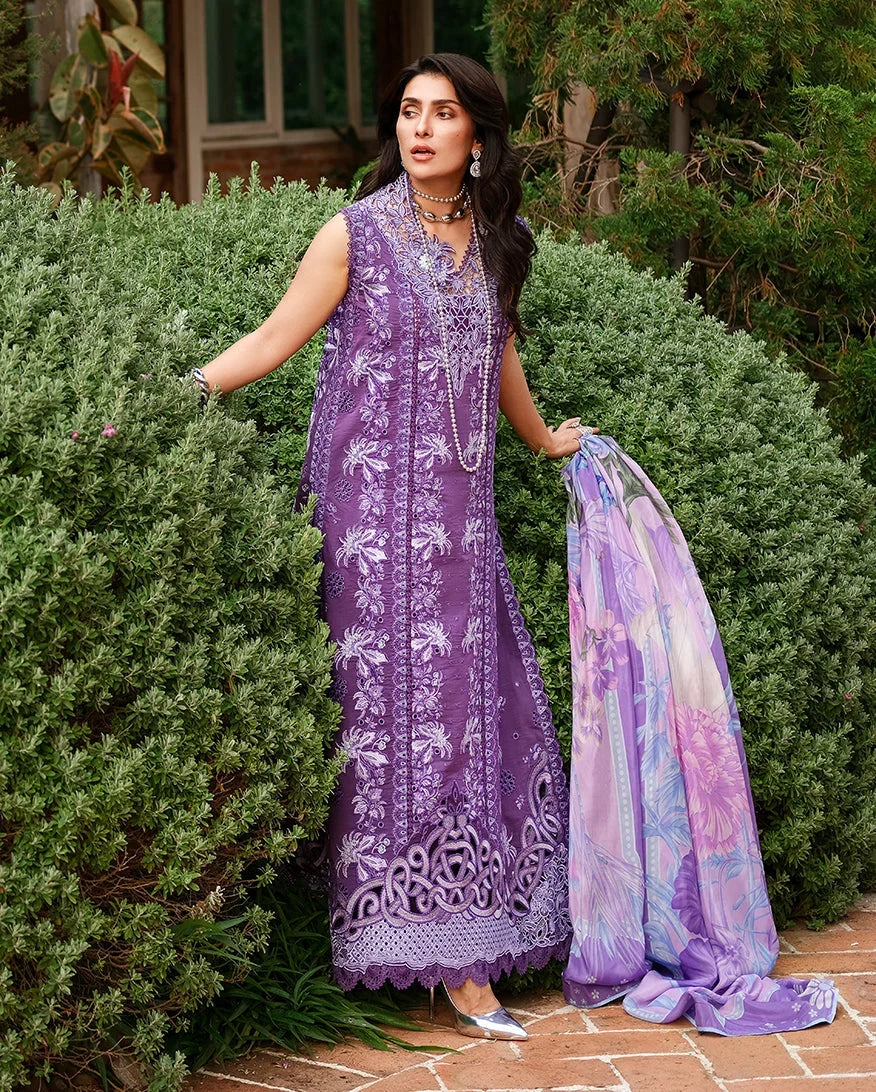 Pakistani Mushq Unstitched Three Piece - Lovers Lane