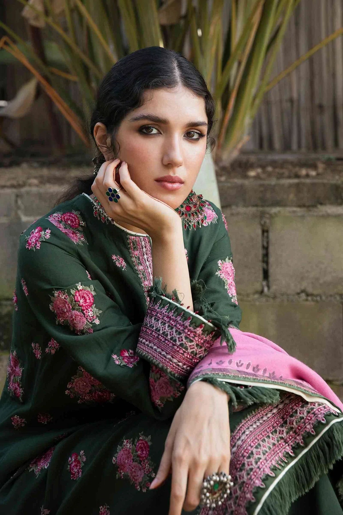 Pakistani GULNAR Unstitched Three Piece