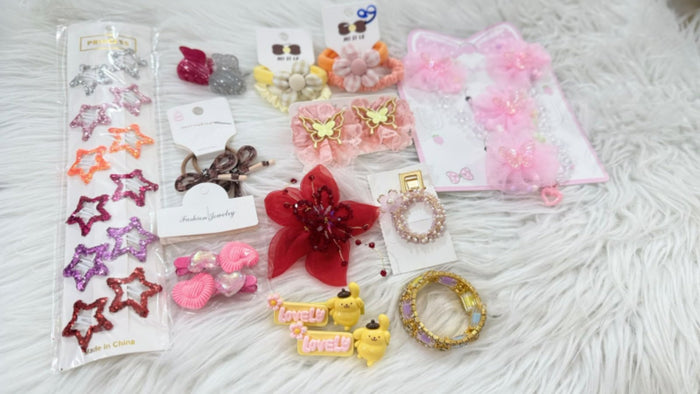 Kids Girls Stylish Cute Hairband Combo Set