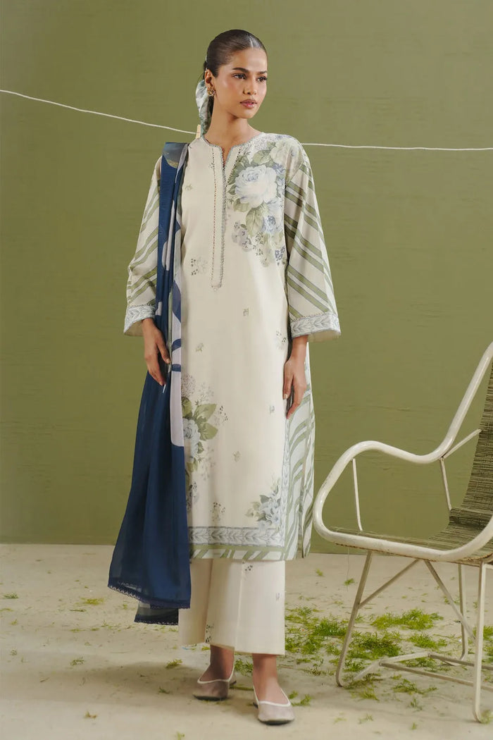 Pakistani Coco by Zarashahjahan Unstitched Three Piece Elix-1B