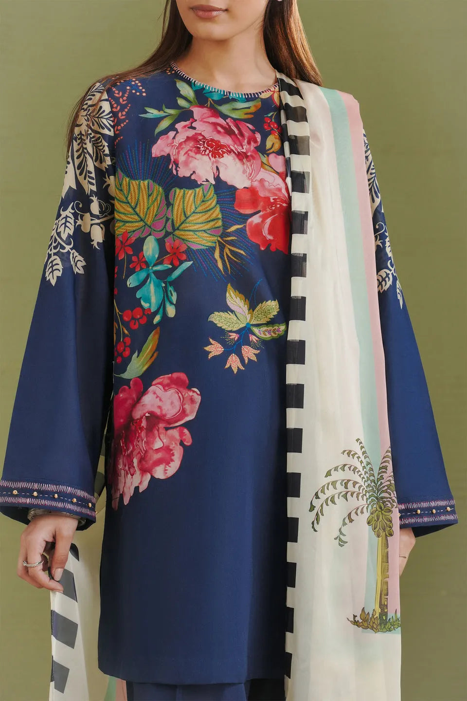Pakistani Coco by Zarashahjahan Unstitched Three Piece Elix-3B