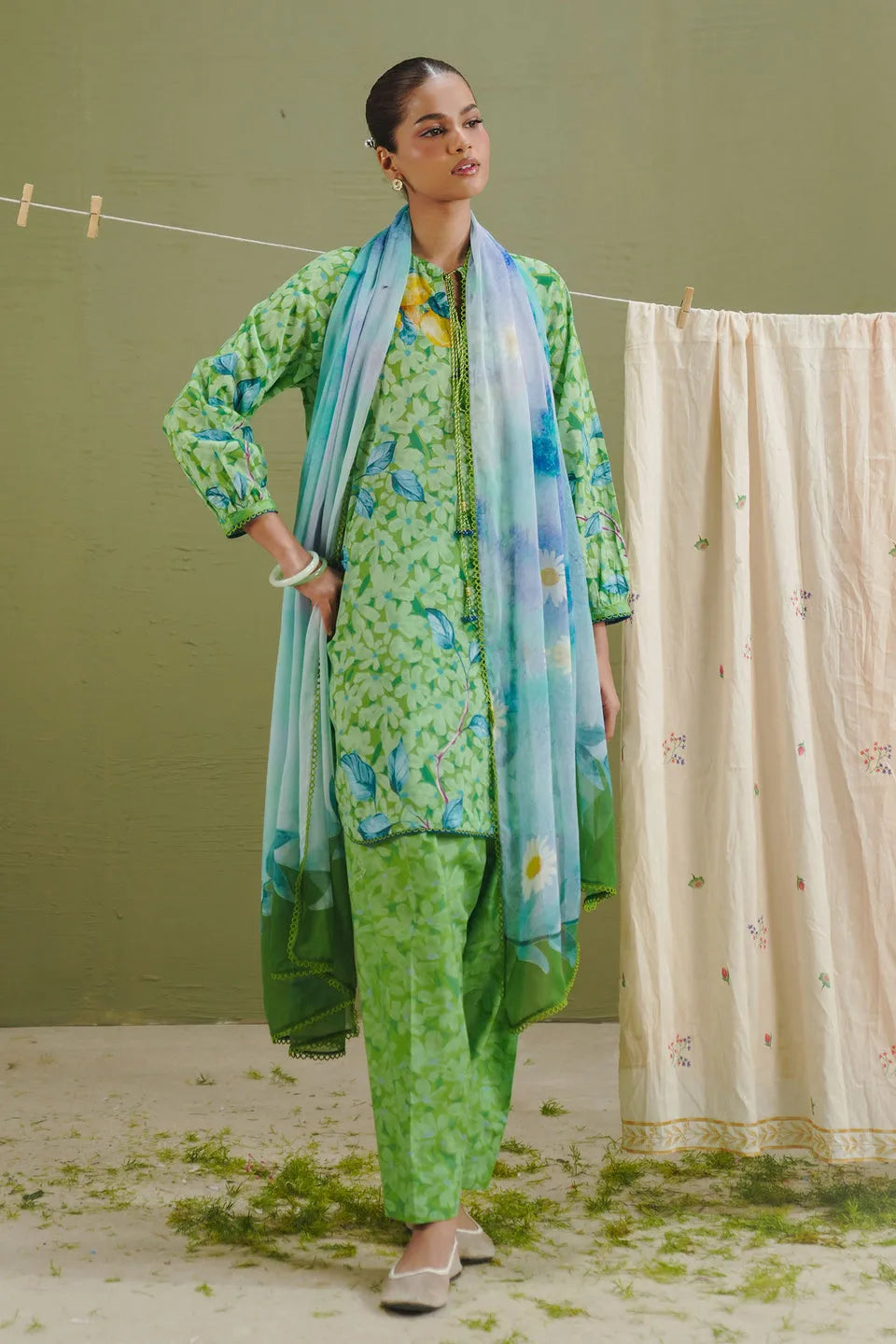 Pakistani Coco by Zarashahjahan Unstitched Three Piece Elix-7B