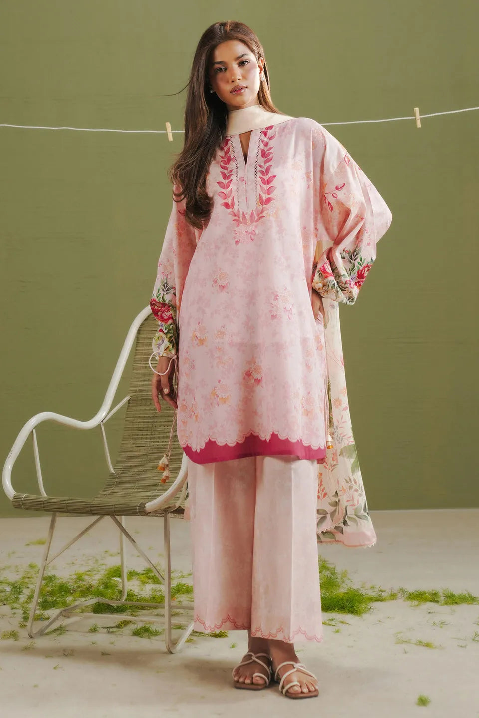 Pakistani Coco by Zarashahjahan Unstitched Three Piece Elix-8B
