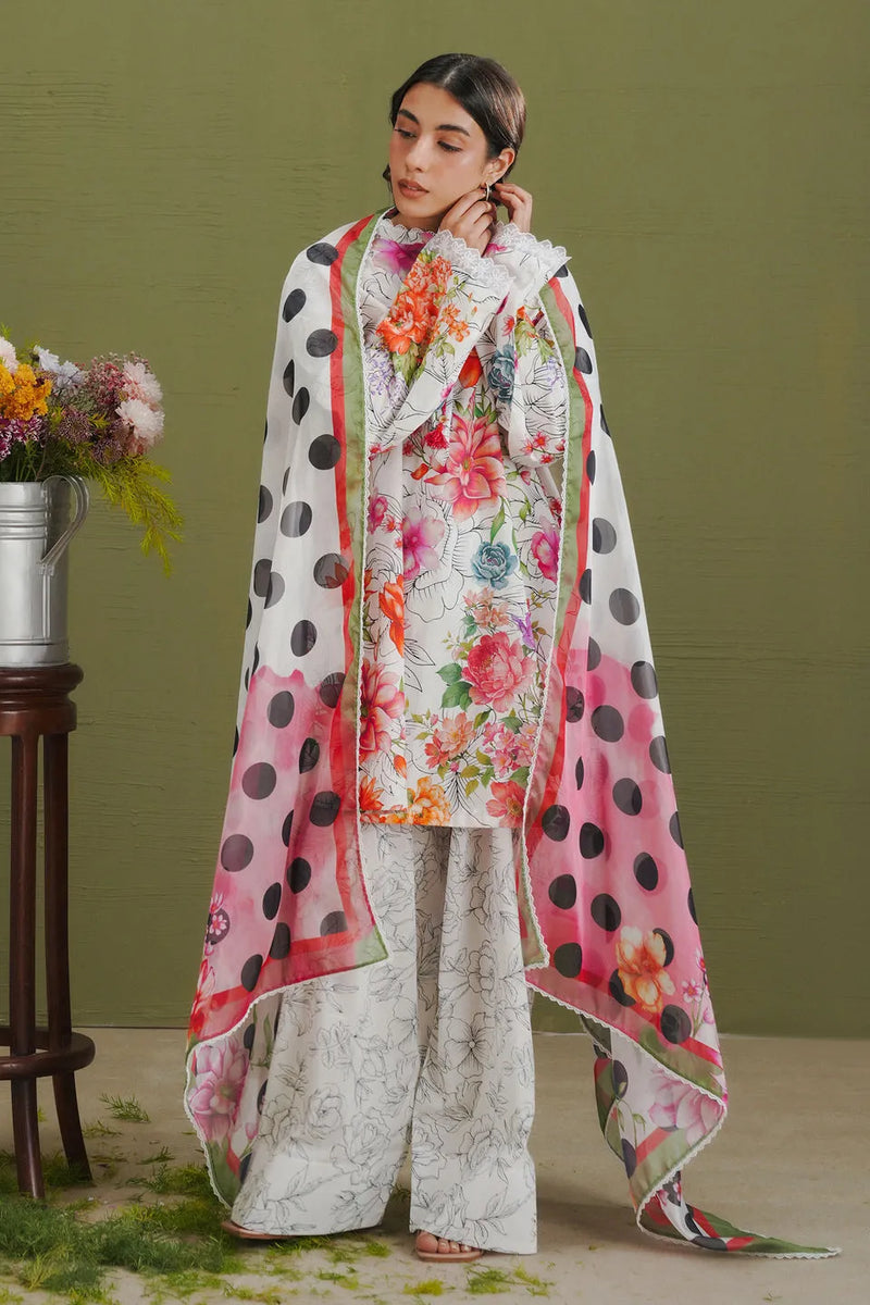 Pakistani Coco by Zarashahjahan Unstitched Three Piece Elix-9A